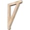 Ekena Millwork Traditional Craftsman Smooth Bracket, Douglas Fir, 3 1/2"W x 26"D x 38"H BKT04X26X38TRA04SDF - alternate 1